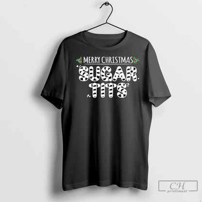 Premium Merry Sugar Tits Hoodie Modern Outfit