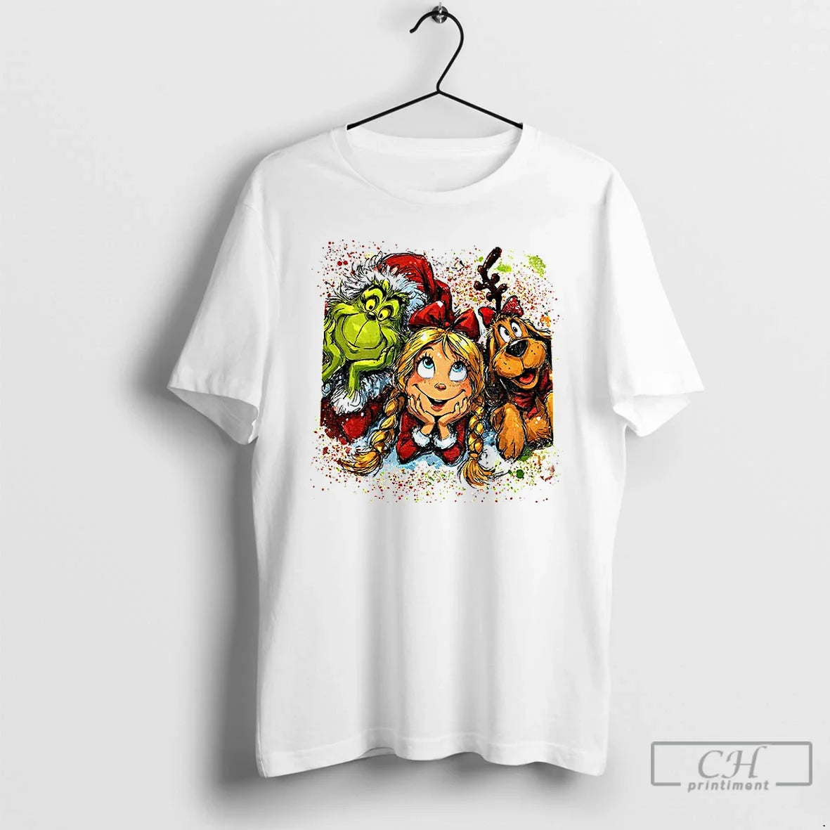 Premium Merry Grinchmas Grinch Cindy Lou Who Max Merry Hoodie
