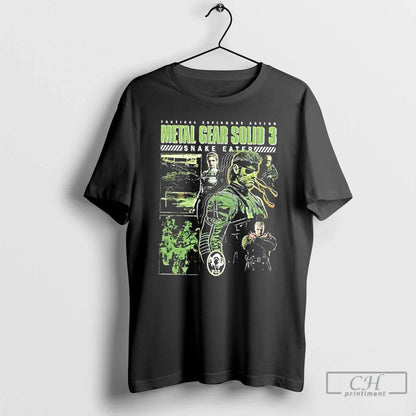 Premium Metal Gear Solid 3 Snake Eater Tee Exclusive Fashion