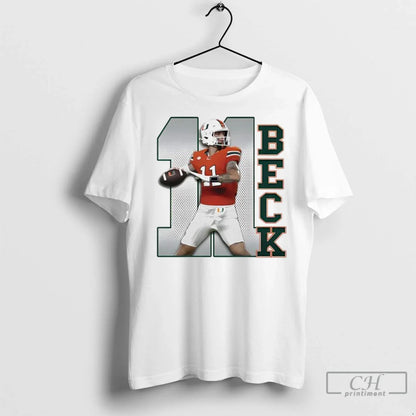 Premium Miami Hurricanes Beck 11 New Shirt Vintage Merch