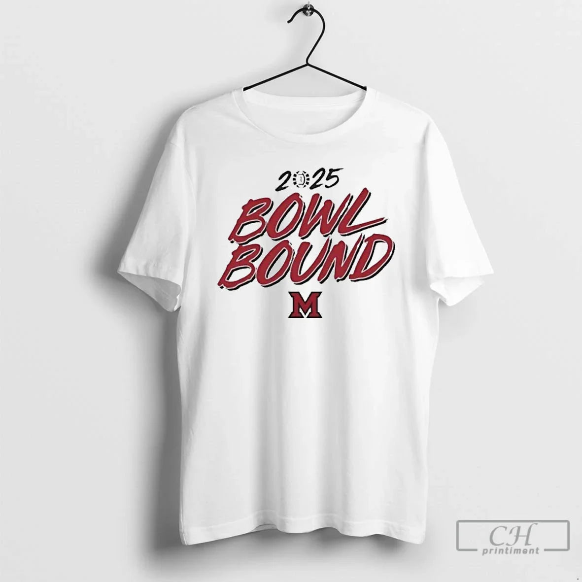 Premium Miami Redhawks 2025 Bowl Season Bound Tee Authentic Art