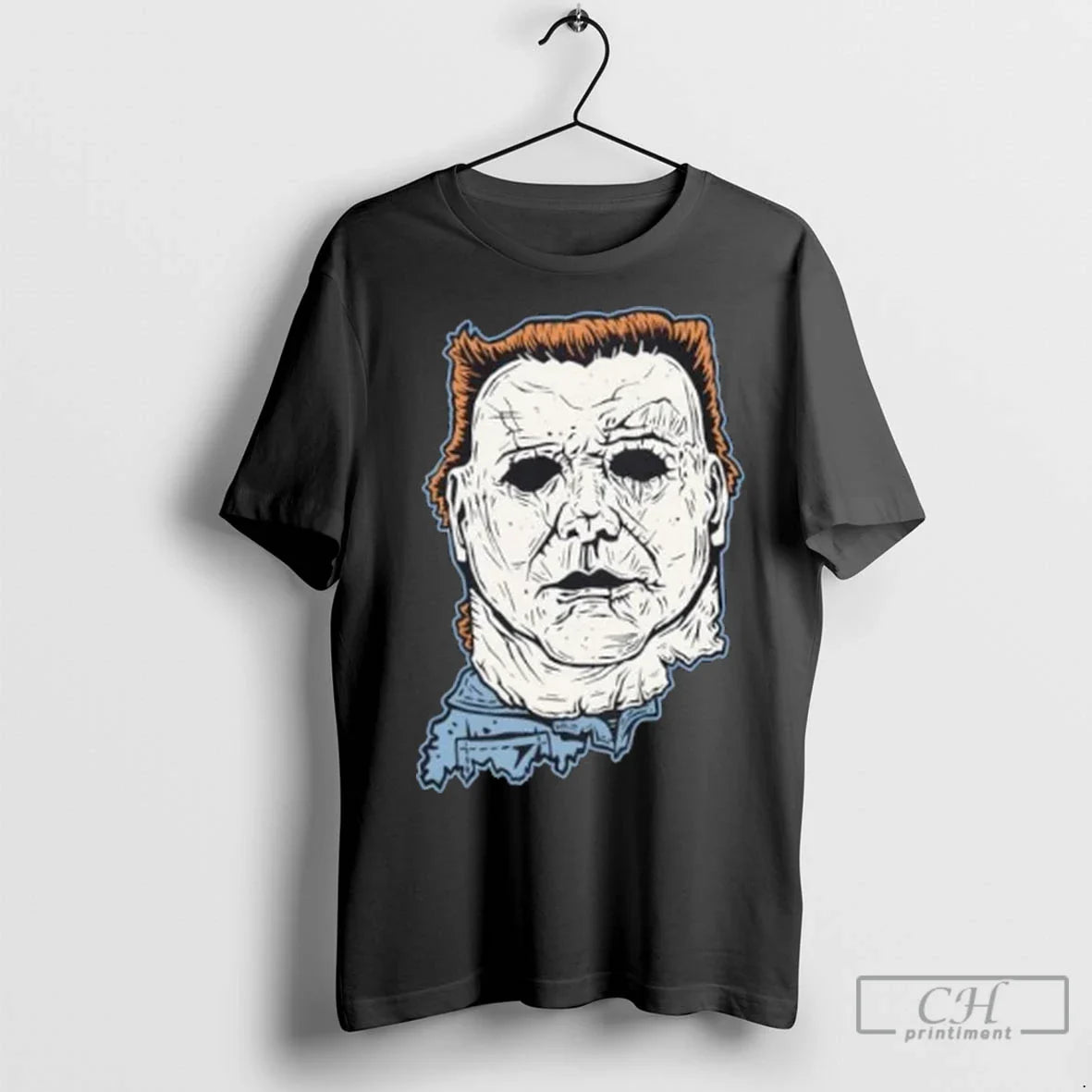 Premium Michael Myers Hoosier Map Halloween Tee Classic Outfit