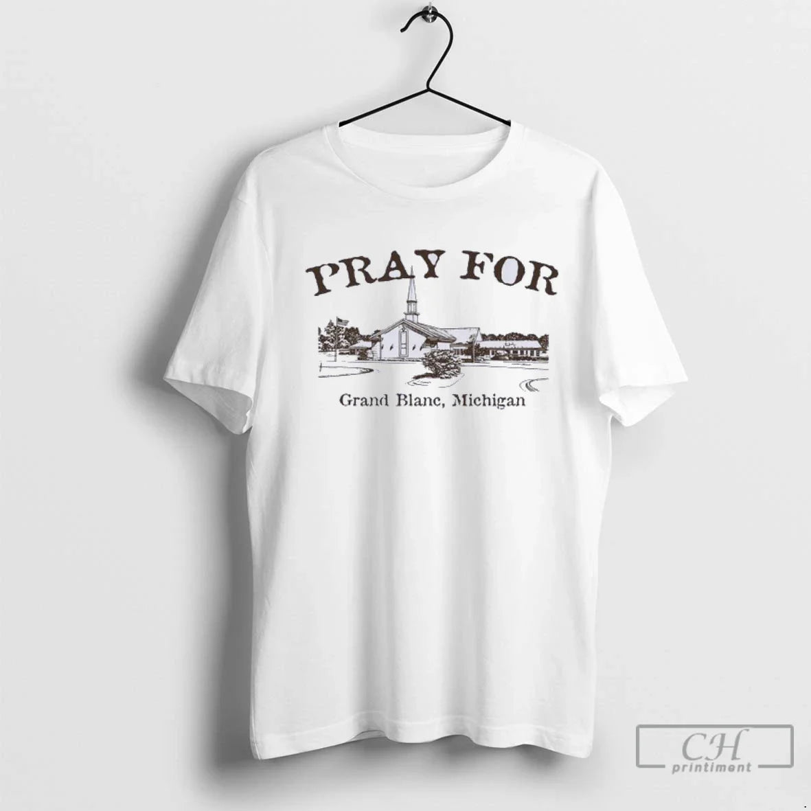 Premium Michigan Church Pray Grand Blanc Sweatshirt Retro Collection