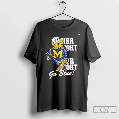 Premium Michigan Wolverines Tackle Cancer Her Fight Is Our Fight Go