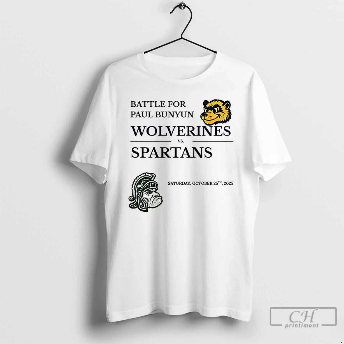 Premium Michigan Wolverines Vs Michigan State Spartans Battle Paul