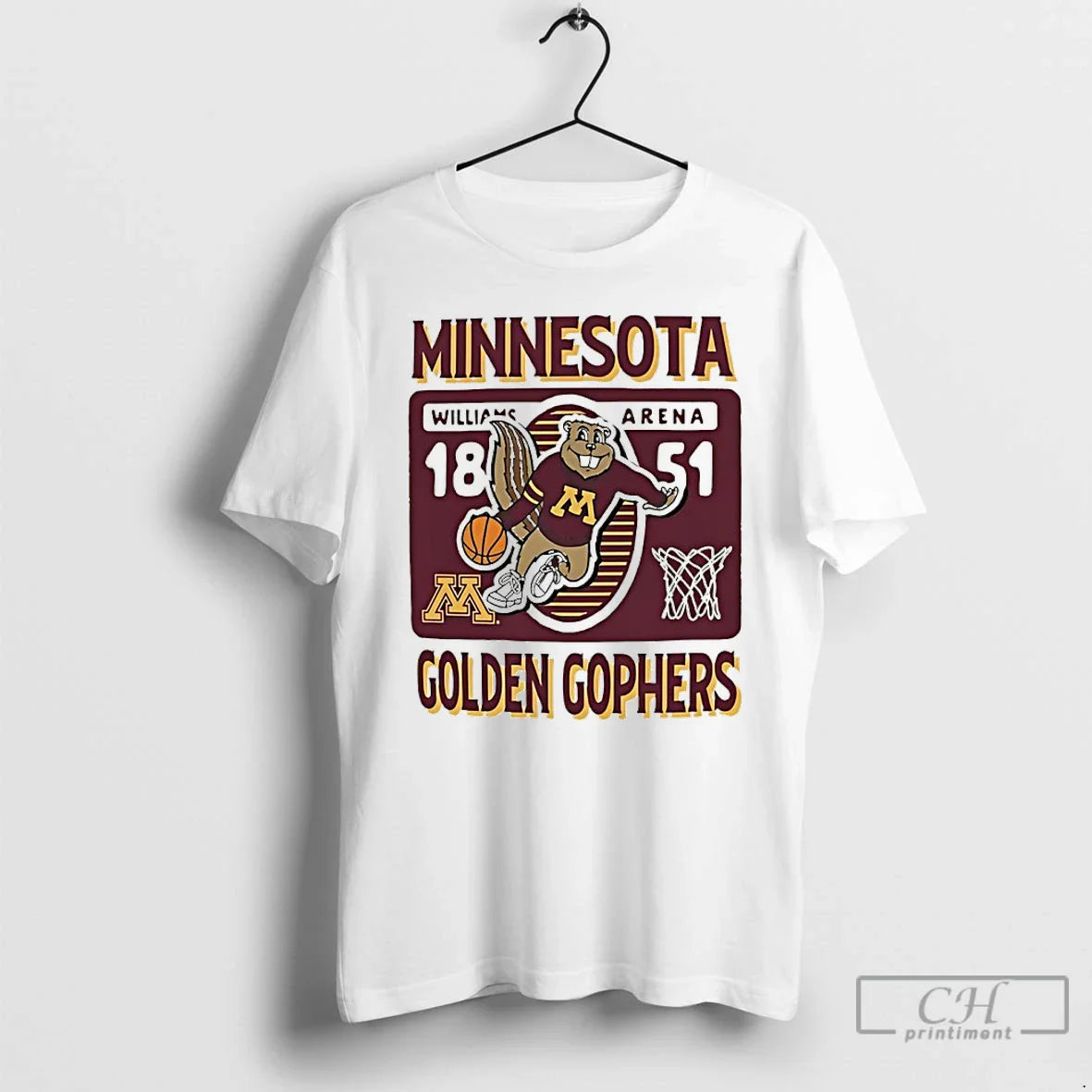 Premium Minnesota Golden Gophers Basketball 1851 Williams Arena