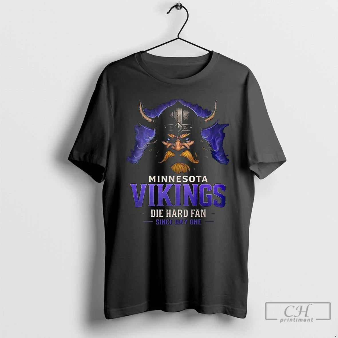 Premium Minnesota Vikings Die Hard Since Day One Long Sleve T Shirts