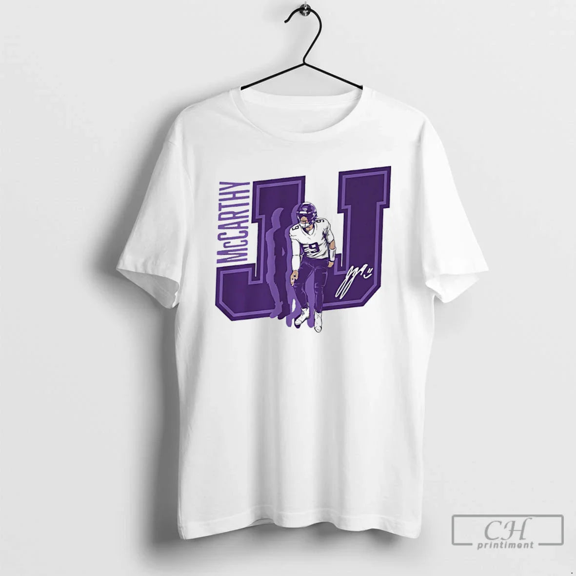 Premium Minnesota Vikings J J Mccarthy Griddy Signature Tank Top