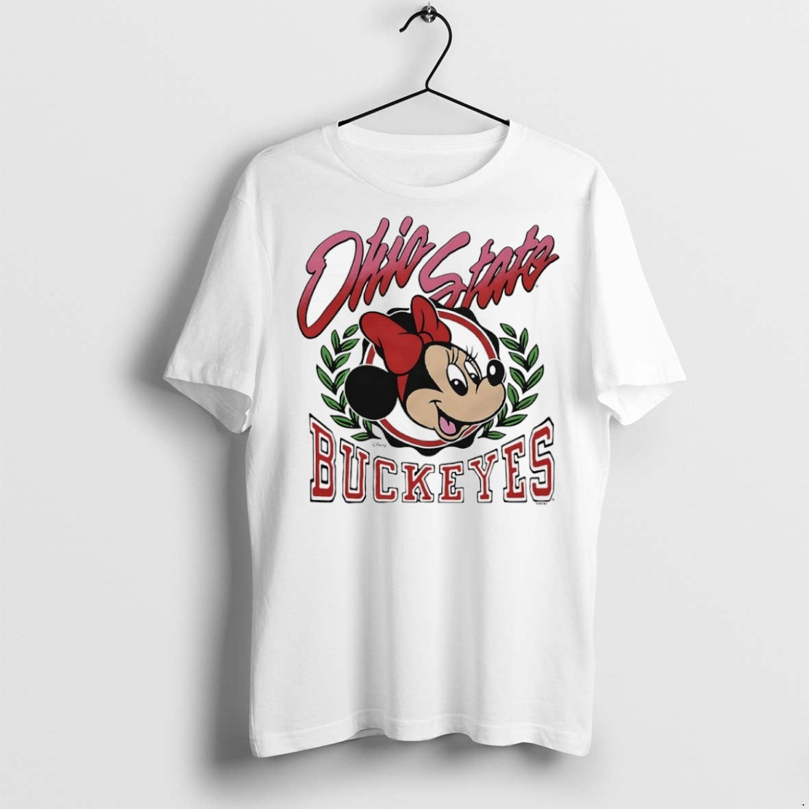 Premium Minnie Mouse X Ohio State Buckeyes T Shirts Shirt Premium