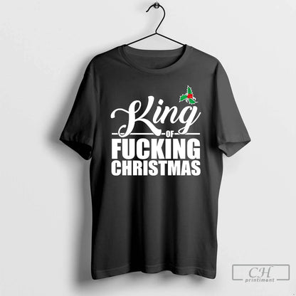 Premium Mistletoe King Fucking T Shirts Long Sleeve Premium Fashion