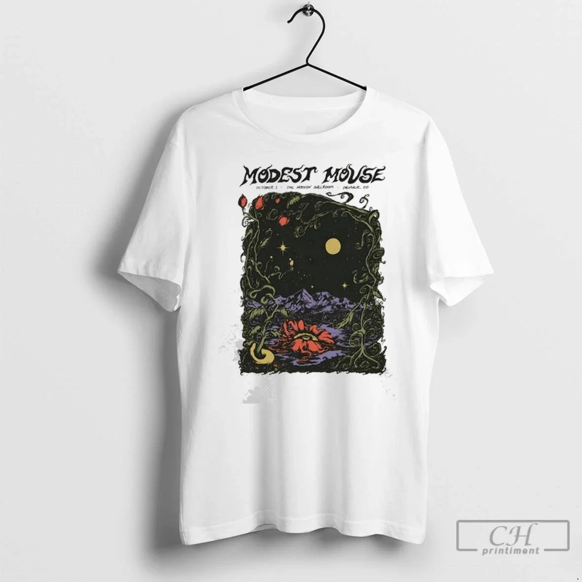 Premium Modest Mouse Mission Ballroom Denver Co October 1 2025 Tee