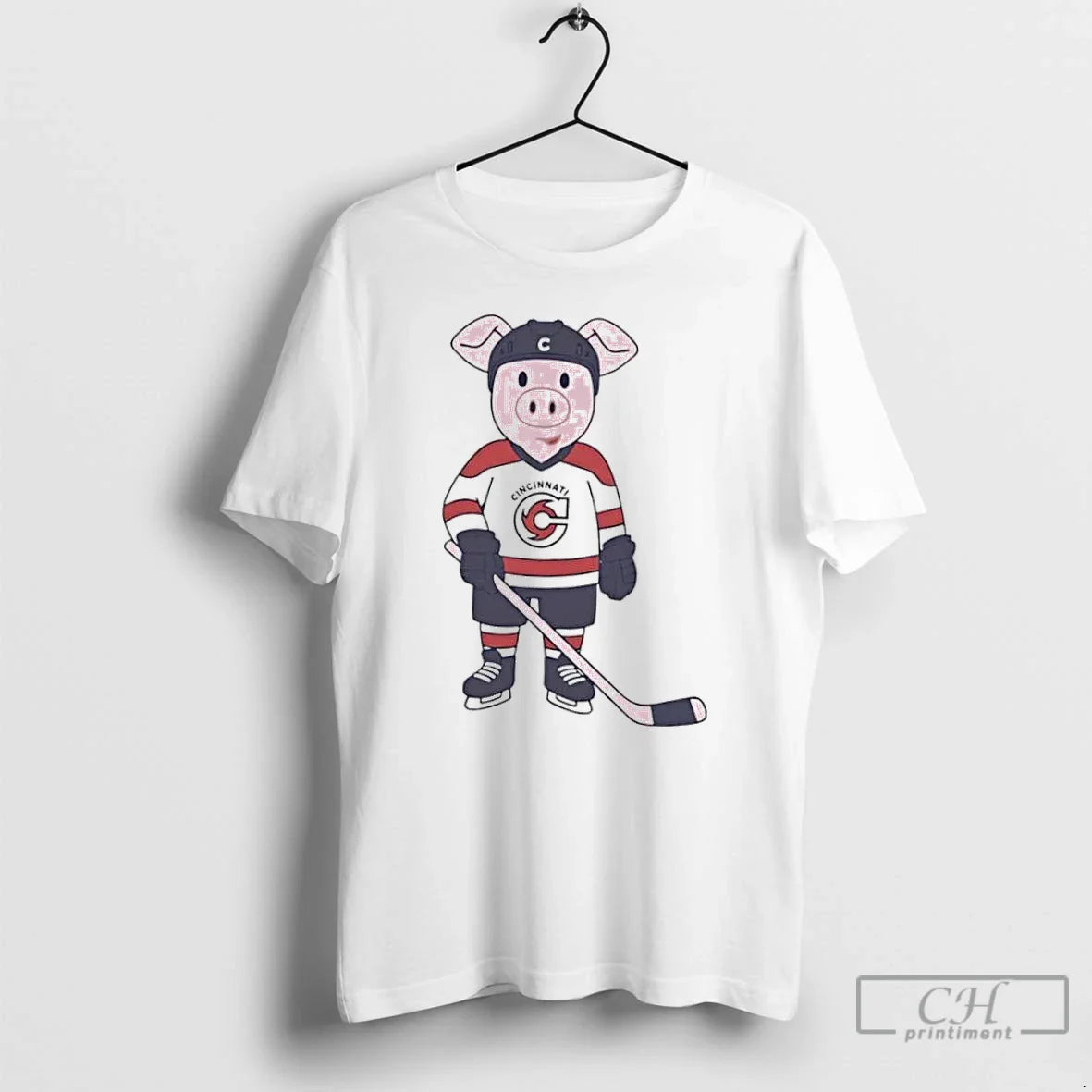 Premium Mom Dad Choppy Puck Chop Mascot Shirt Classic Merch