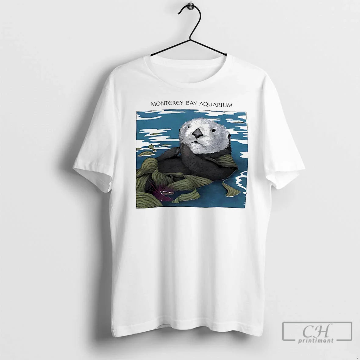 Premium Monterey Bay Aquarium Otter TShirt Modern Style