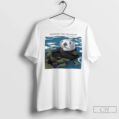 Premium Monterey Bay Aquarium Otter TShirt Modern Style