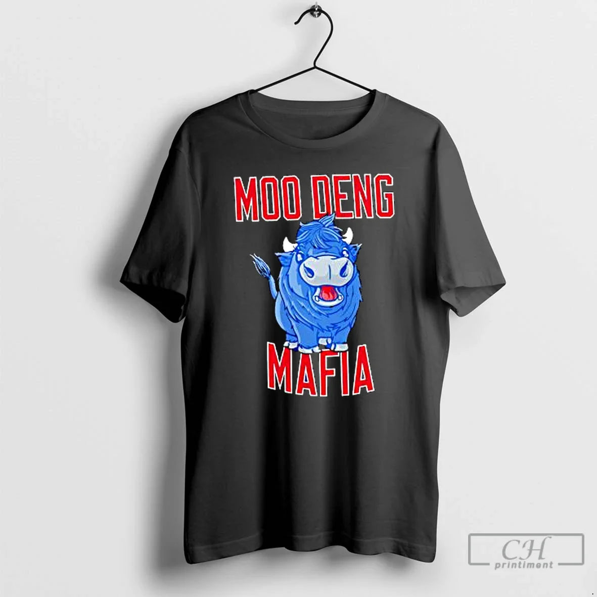 Premium Moo Deng Mafia Buffalo Bills Tee Authentic Merch