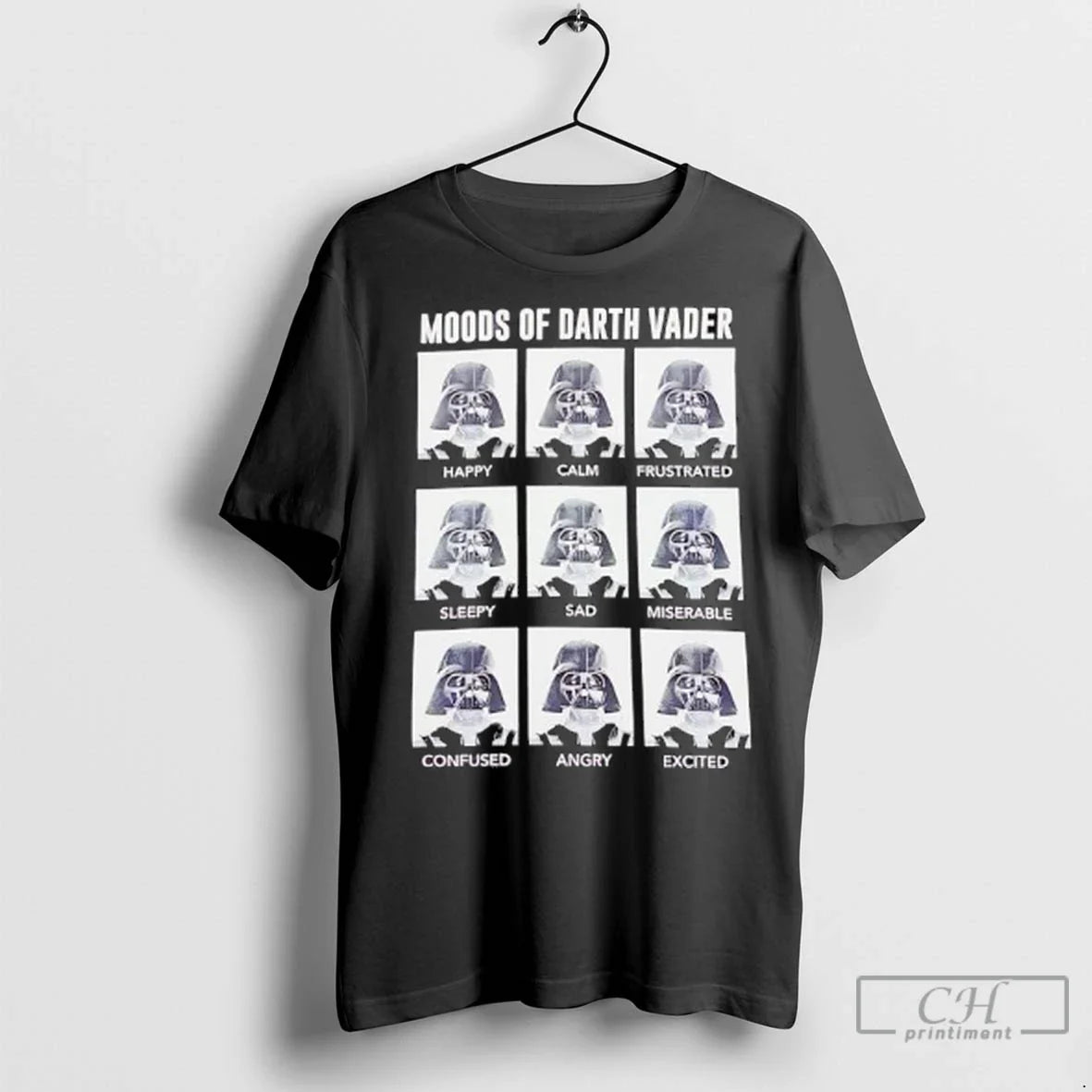 Premium Moods Darth Vader Happy Calm Frutrated Sleepy Sad Miserable