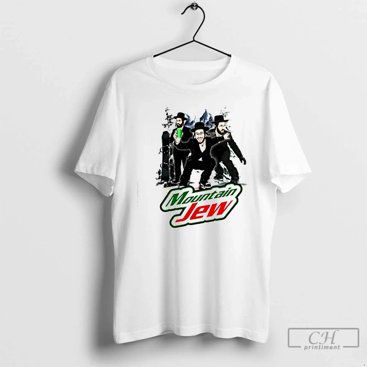 Premium Mountain Jew As Mountain Dew X Hasidic Jews T Shirts Tee