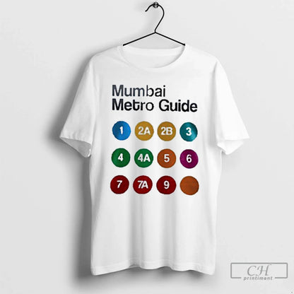 Premium Mumbai Metro Guide T Shirts TShirt Exclusive Style