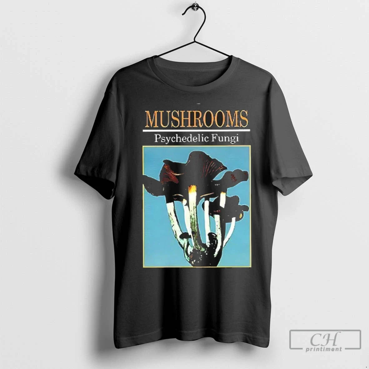 Premium Mushrooms Psychedelic Fungi TShirt Modern Gift