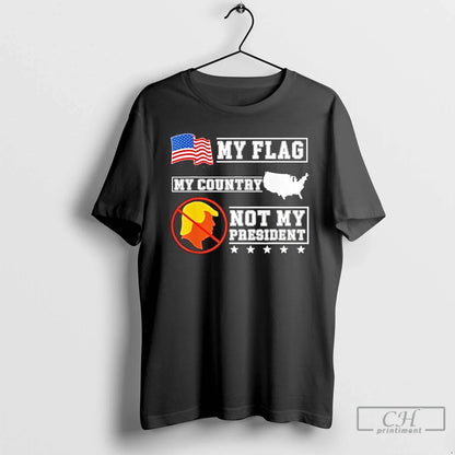 Premium My Flag My Country Not My President Tank Top Elegant