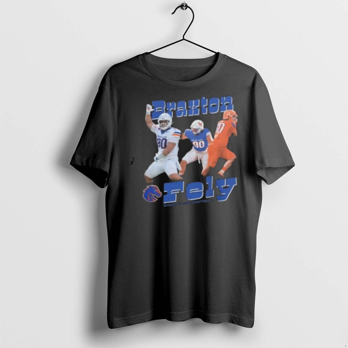 Premium Ncaa Boise State Broncos Football Braxton Fely Cartoon T
