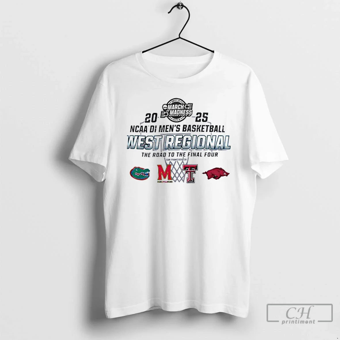 Premium Ncaa Di Mens Basketball West Regional San Francisco 2025 Road