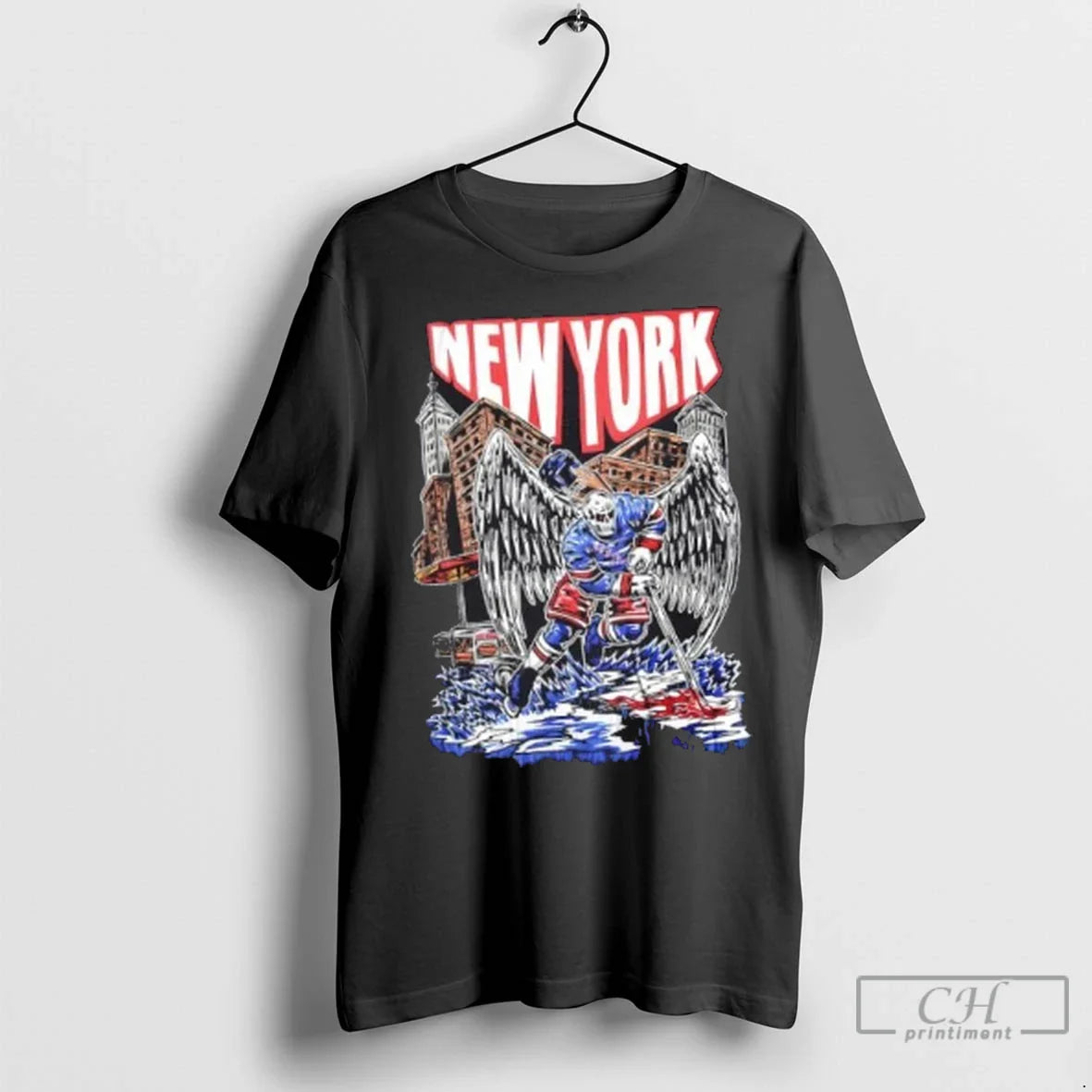 Premium Nhl New York Rangers Hockey Halloween Skeleton Shirt Elegant