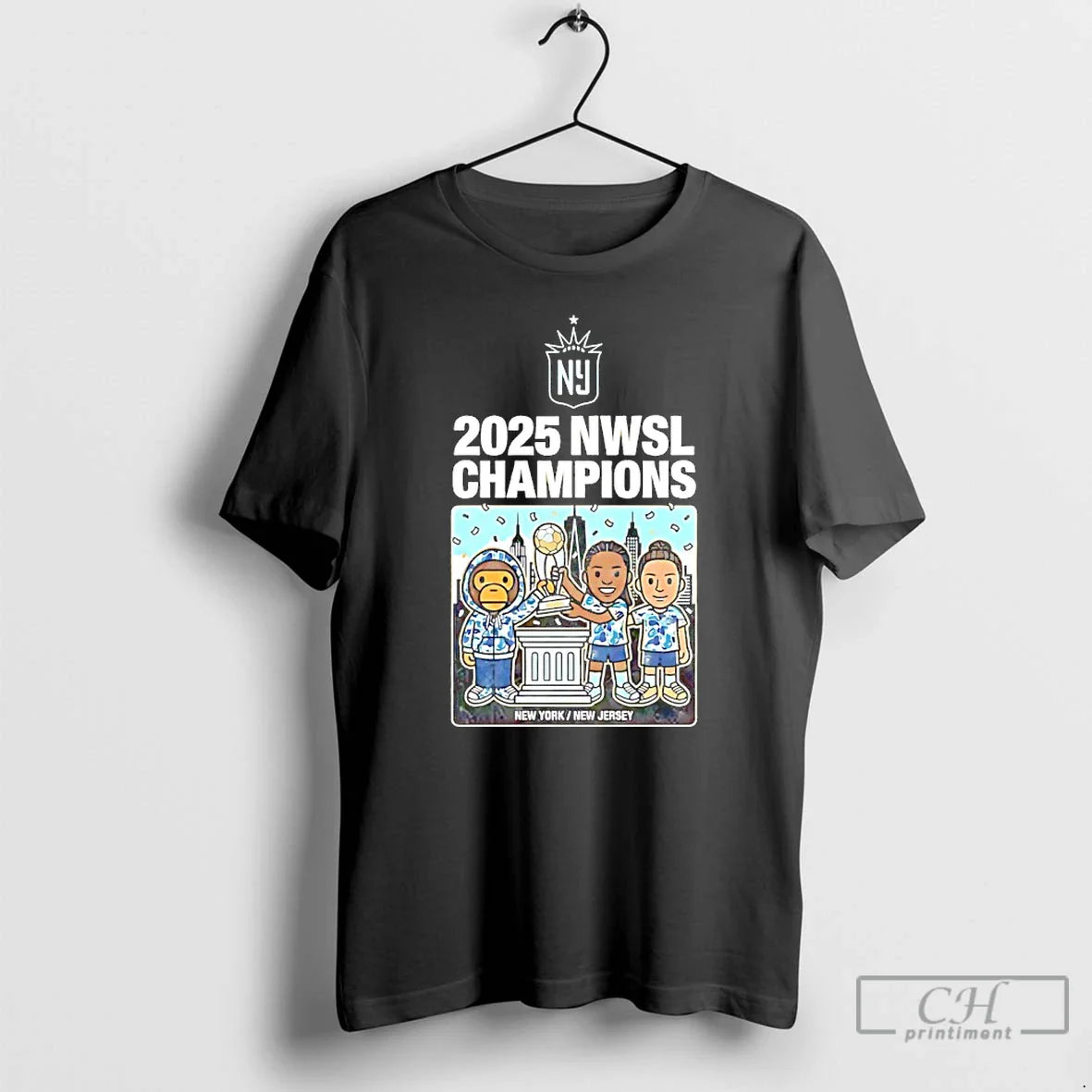 Premium Nj Ny Gotham Fc X Bape 2025 Nwsl Championship Victory