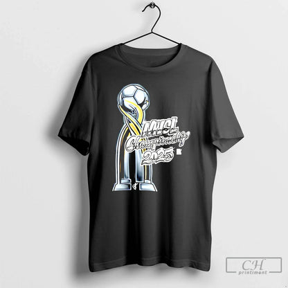 Premium Nwsl Championship 2025 Trophy Night TShirt Premium Art