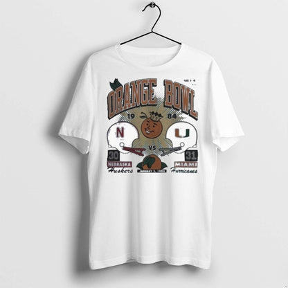 Premium Nebraska Cornhuskers Vs Miami Hurricanes 1984 Orange Bowl