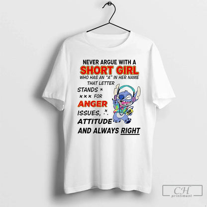 Premium Never Argue Short Who Has Her Name That Long Sleeve Designer