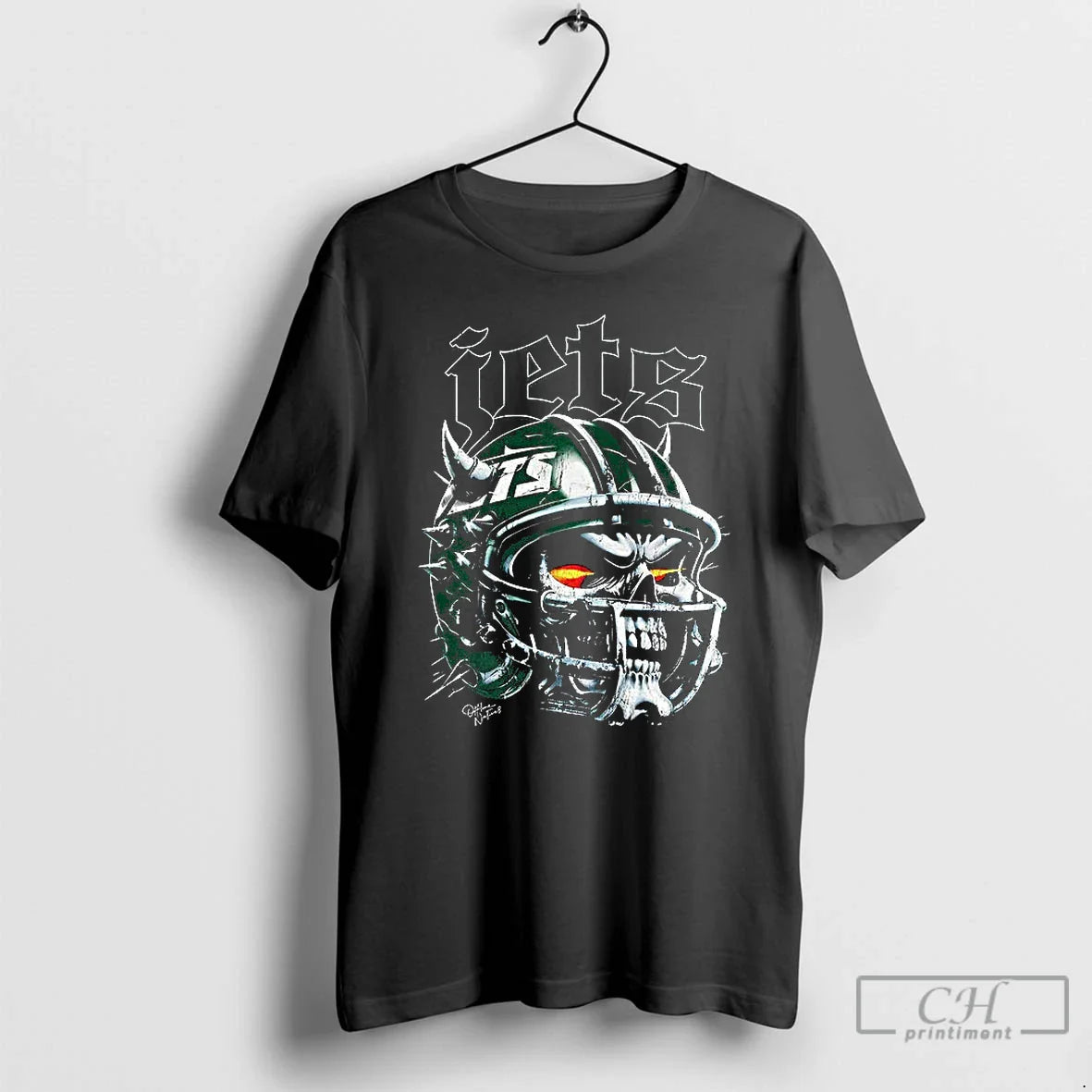 Premium New York Jets Football Skull Helmet Halloween T Shirts Hoodie