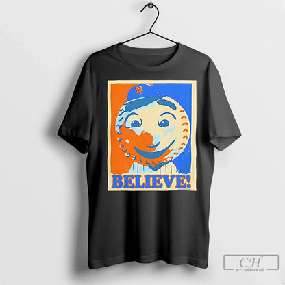 Premium New York Mets Mr Met Believe Hope 2025 Baseball Sweatshirt