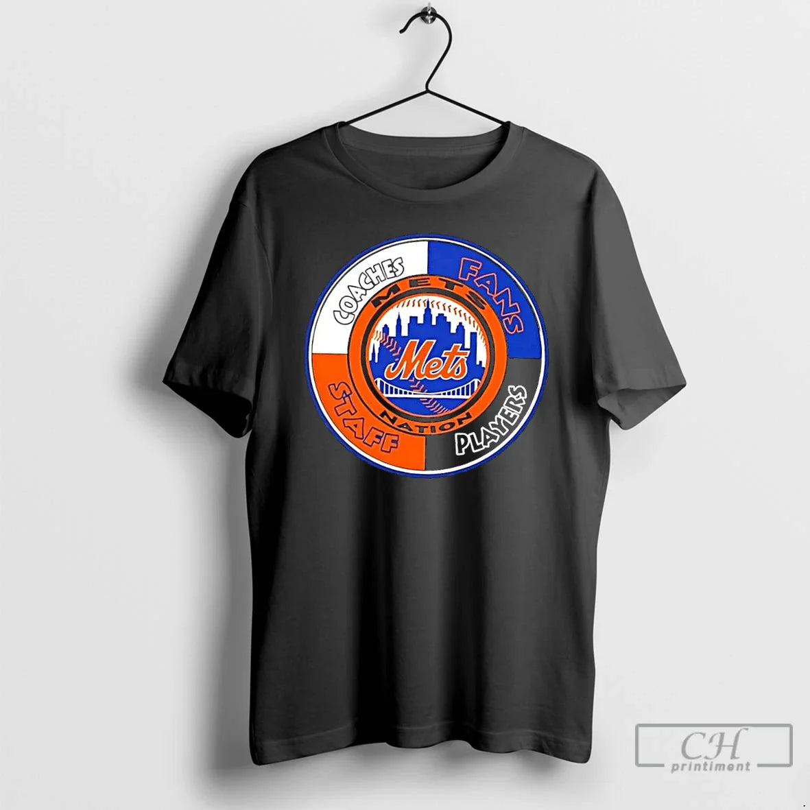 Premium New York Mets Nation Coaches Fans Staff Players Tee Trendy