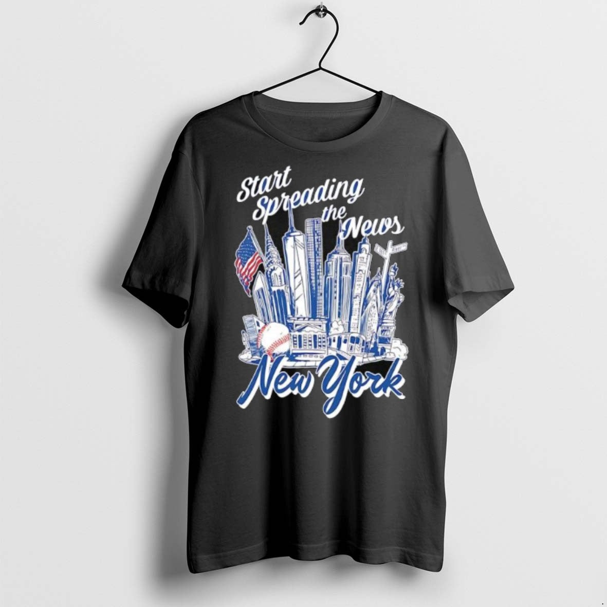 Premium New York Yankees Start Spreading News Merch T Shirts Long