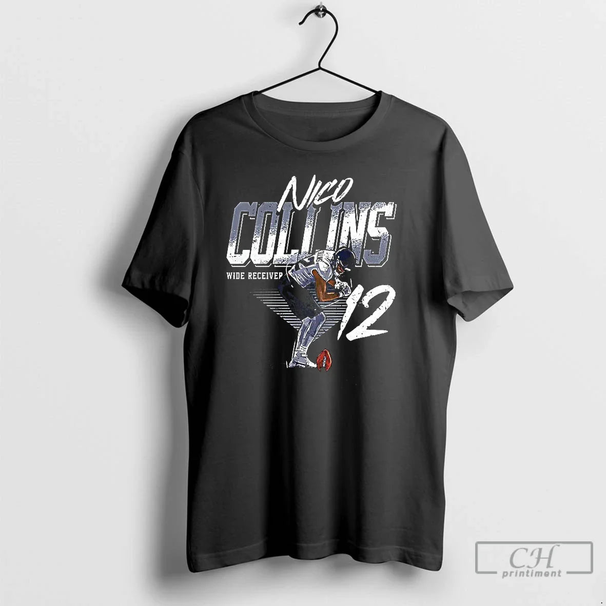 Premium Nico Collins Houston Texas Football Number 12 Wide Receiver