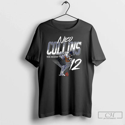 Premium Nico Collins Houston Texas Football Number 12 Wide Receiver