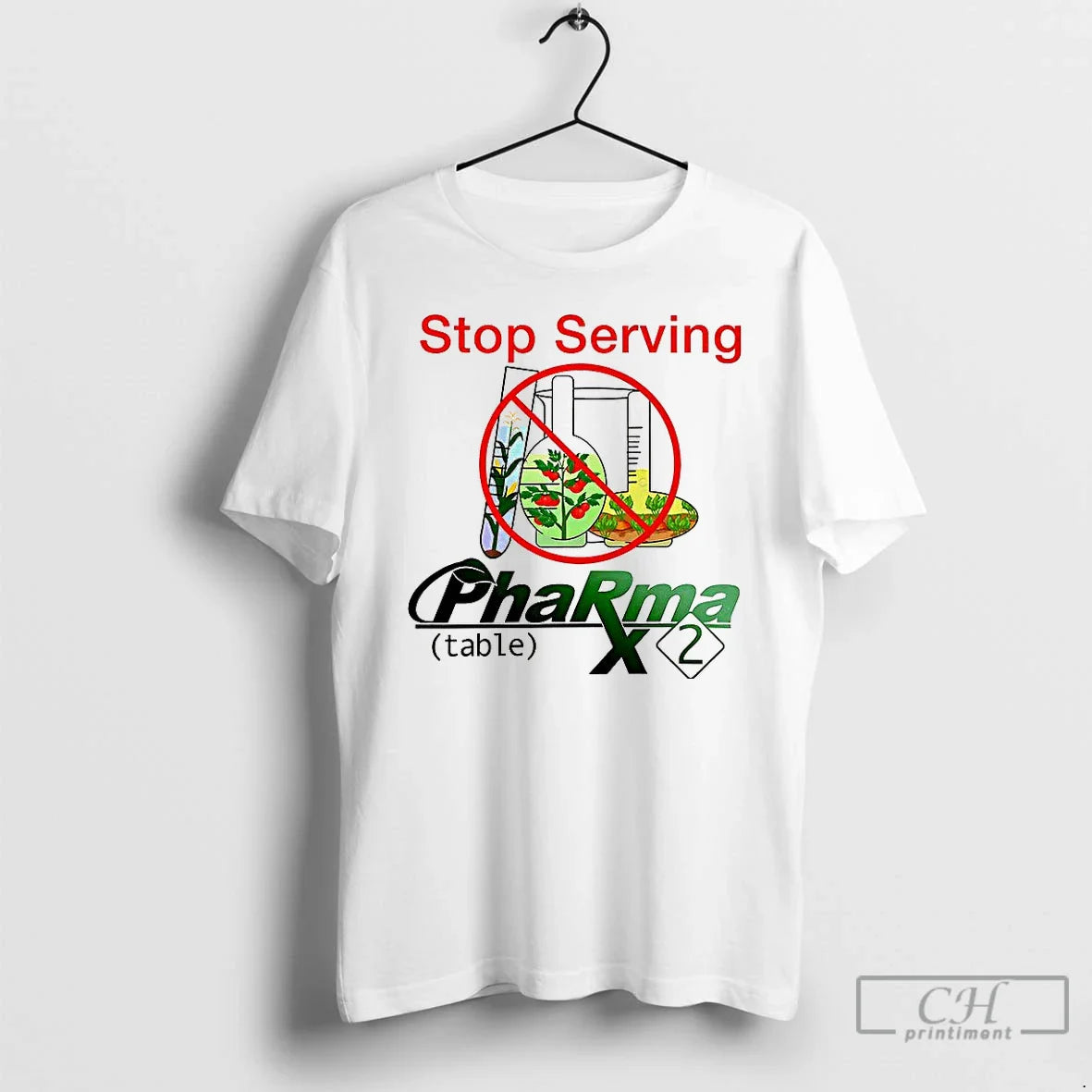 Premium Nline Ceramics Stop Serving Pharma Table X 2 T Shirts Tank