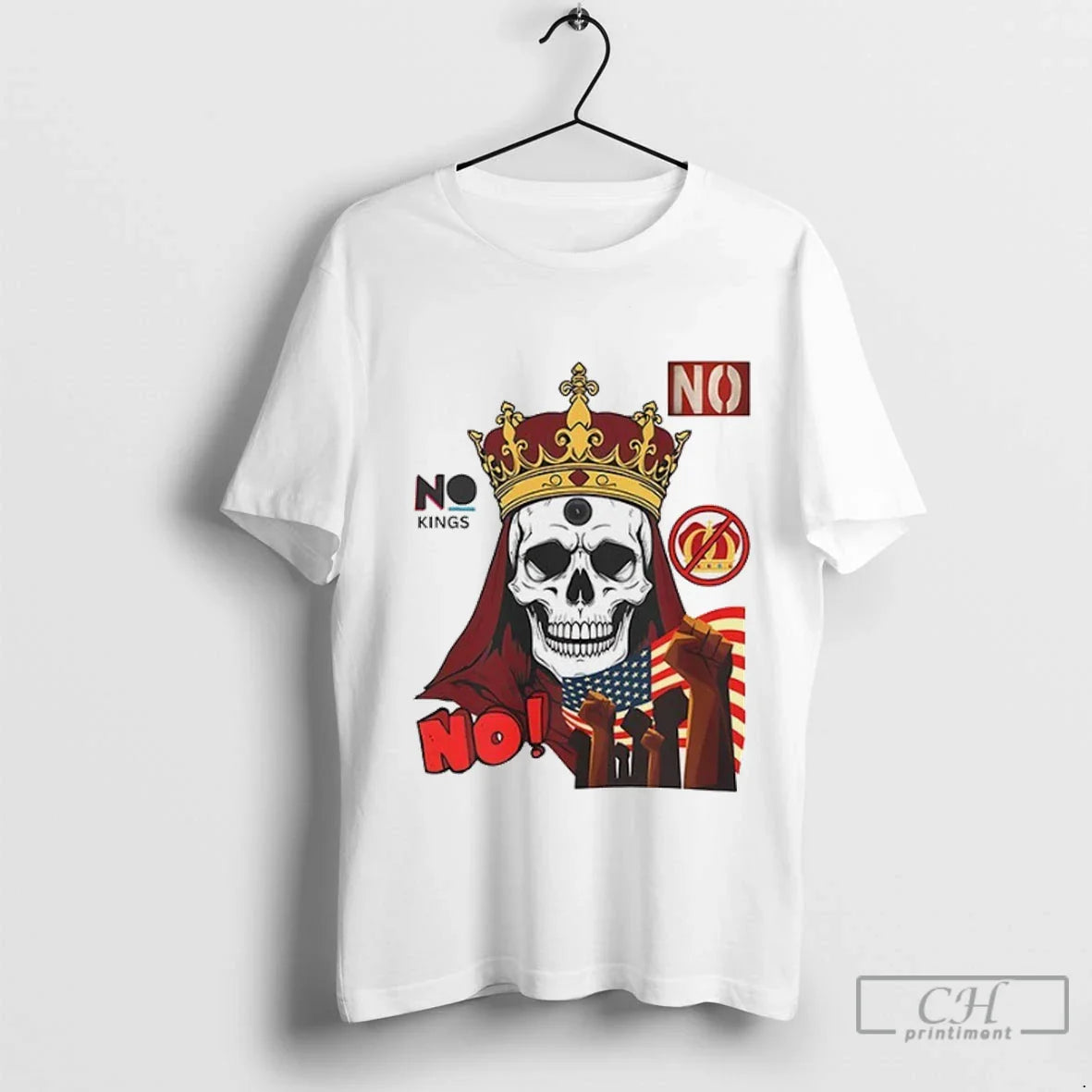 Premium No Kings Innocent Until Proven Guilty Accept It 2 Sided Tee
