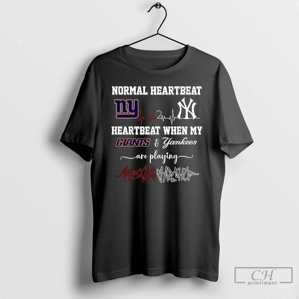 Premium Normal Heartbeat And Heartbeat When My New York Giants And