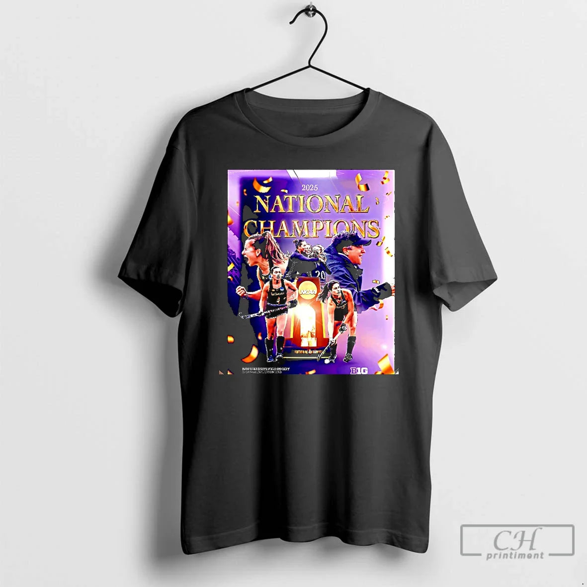 Premium Northwestern Field Hockey 2025 National Champions Shirt Retro
