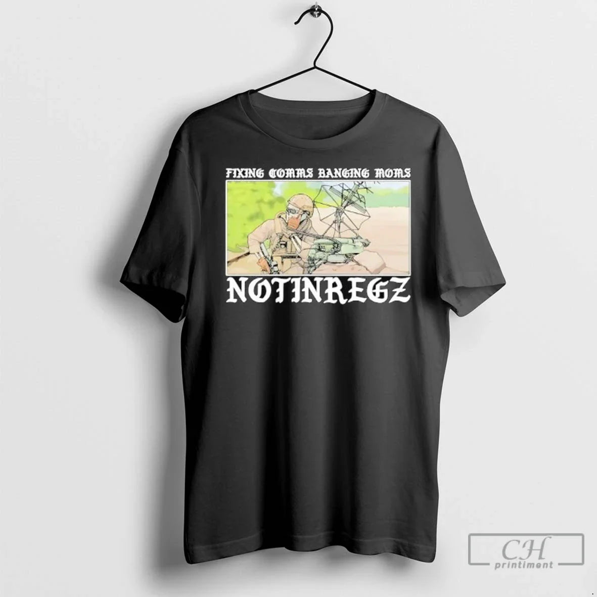 Premium Notingregz Fixing Comms Banging Moms Ladies Sweatshirt