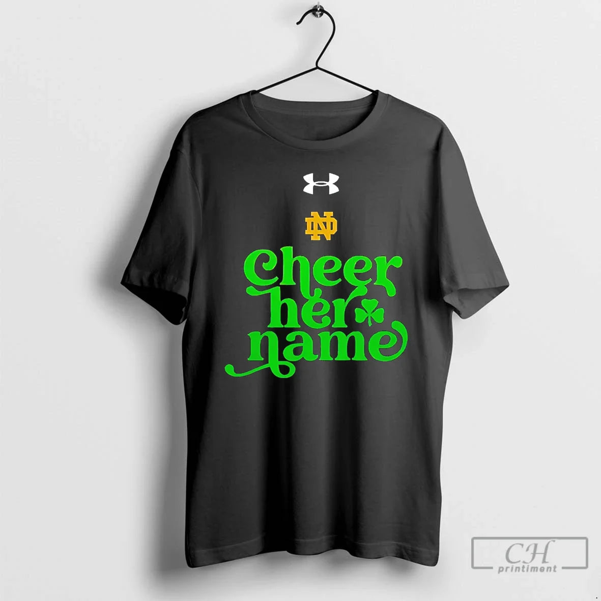 Notre Dame Basketball Cheer Her Name Tee Vintage Apparel