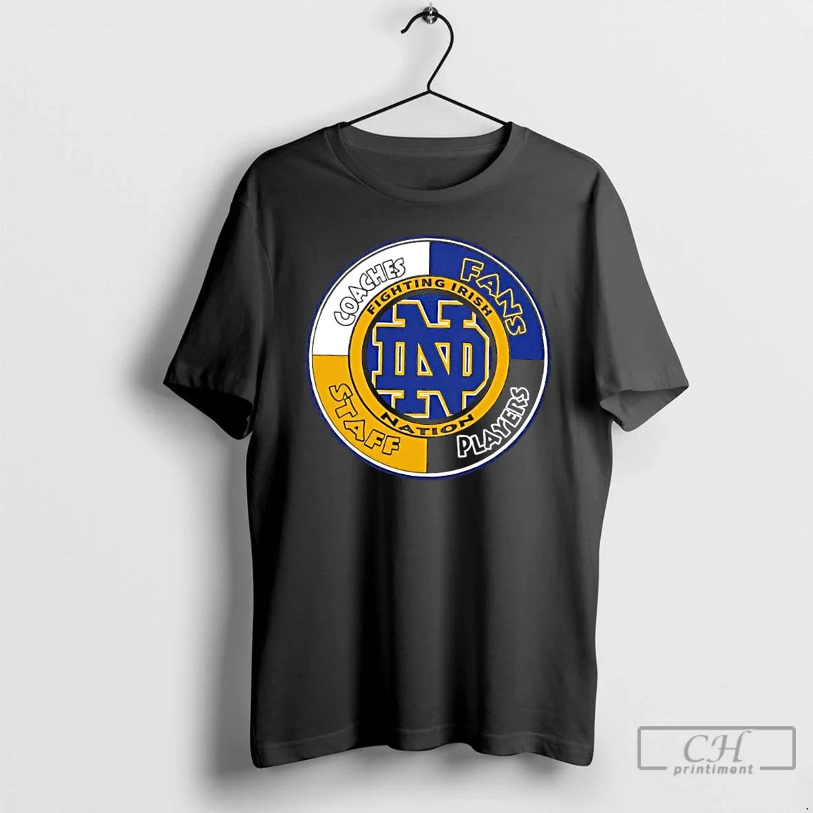 Premium Notre Dame Fighting Irish Nation Coaches Fans Staff Players