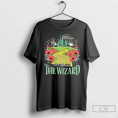 Premium Off To See Wizard Ceramic Ceramic And Dad Cap T Shirts Tee