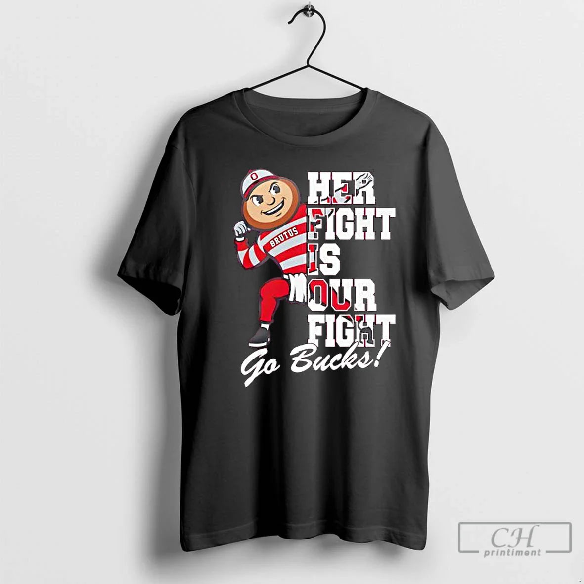 Premium Ohio State Buckeyes Tackle Cancer Her Fight Is Our Fight Go