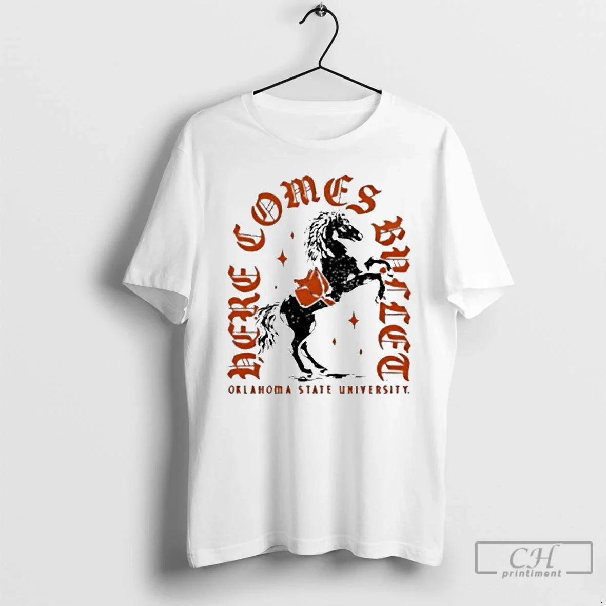 Premium Oklahoma State University Here Comes Bullet Horse Tank Top