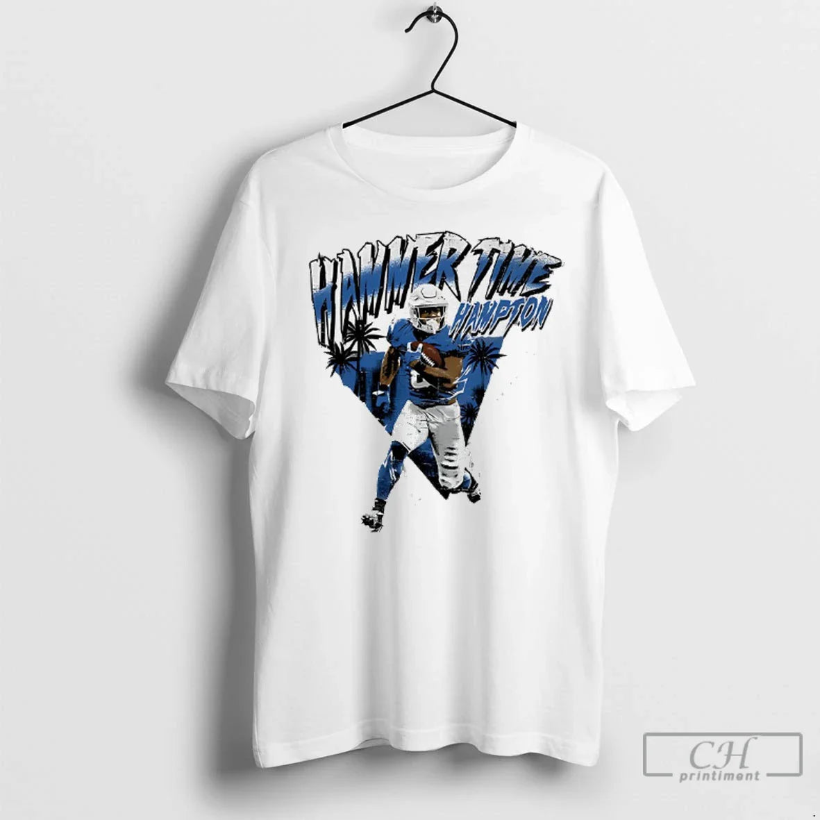 Premium Omarion Hampton Los Angeles Chargers Hammer Time TShirt