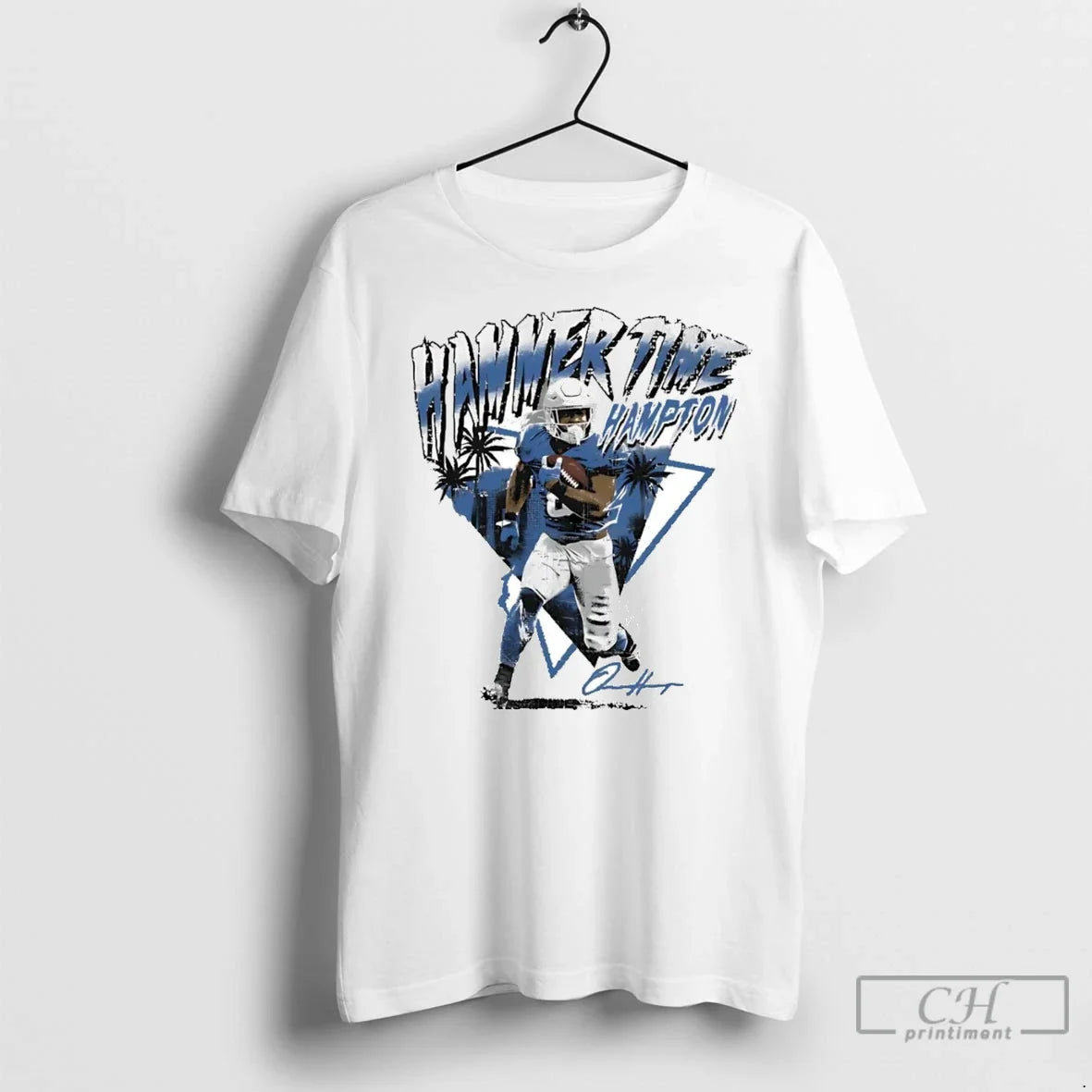 Premium Omarion Hampton Hammer Signature Los Angeles Chargers Tank