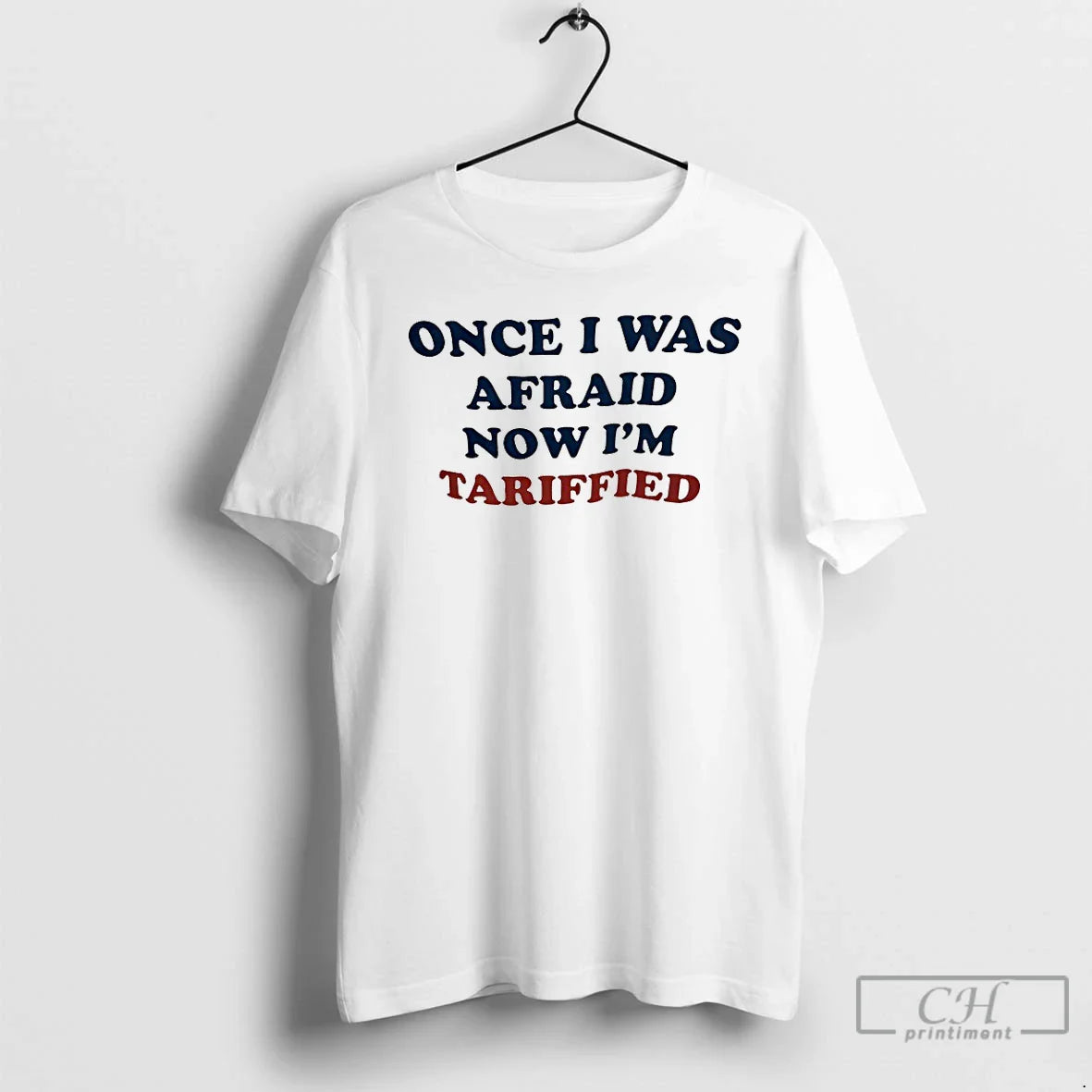 Premium Once I Was Afraid Now Im Tariffied Long Sleeve Premium Design